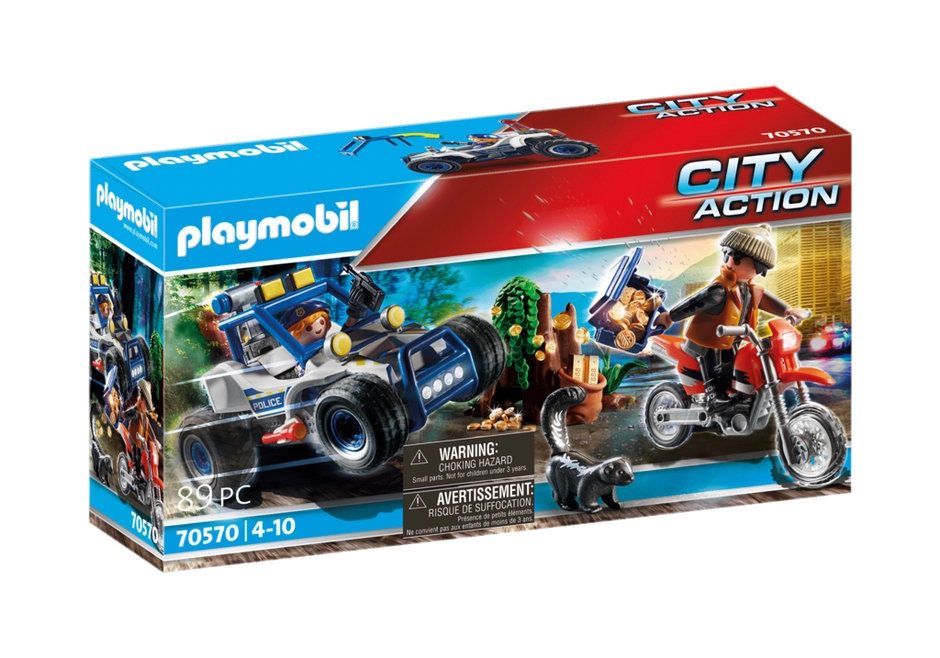 Playmobil City Action 70570 - Police Off-Road Car With Jewel Thief