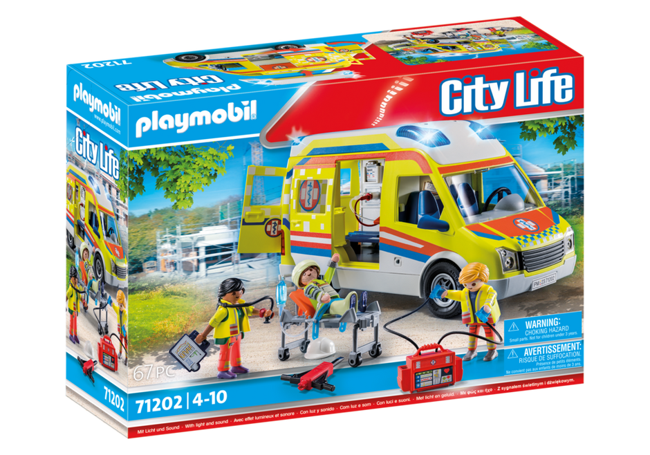 Playmobil City Life 71202 - Ambulance with Lights