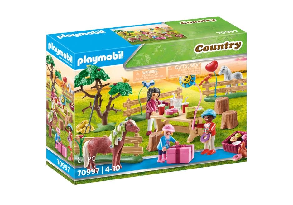 Playmobil Country 70997 - Pony Farm Birthday Party