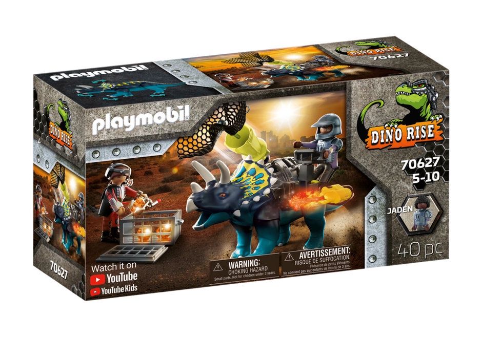 Playmobil Dino Rise 70627 - Triceratops: Battle for the Legendary Stones