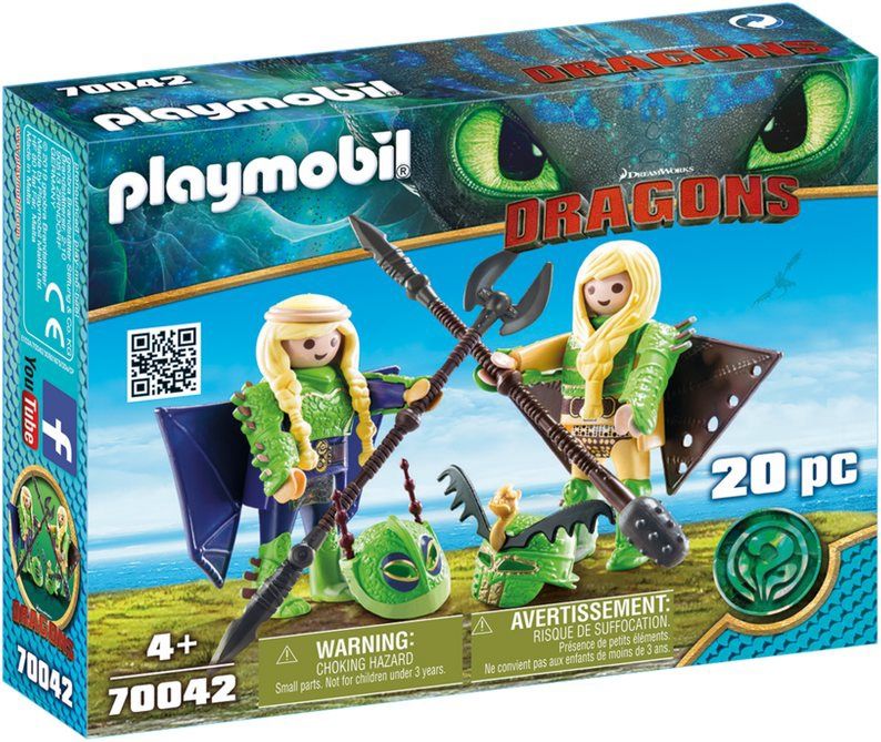 Playmobil Dragons 70042 - Ruffnut and Tuffnut with Flight Suit