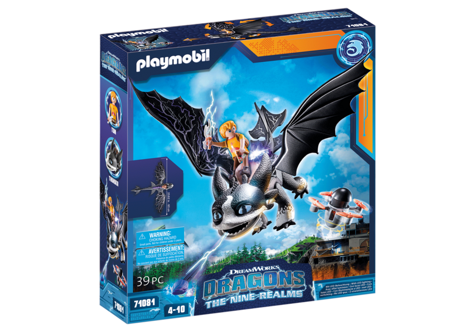 Playmobil Dragons: The Nine Realms 71081 - Thunder &amp; Tom