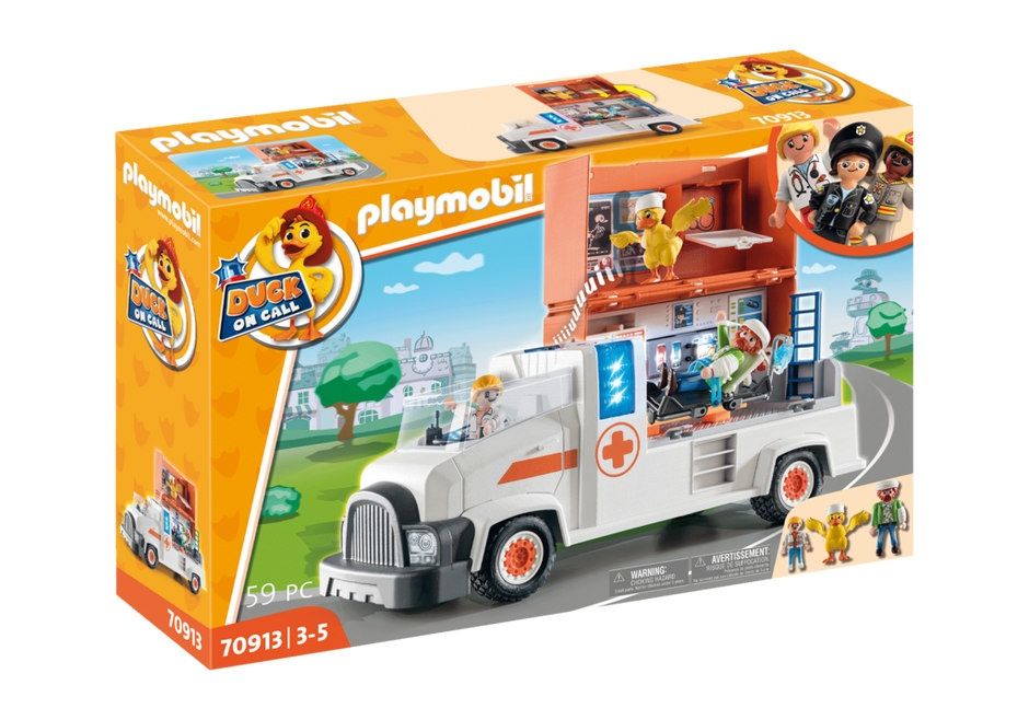 Playmobil DUCK ON CALL 70913 - Ambulance