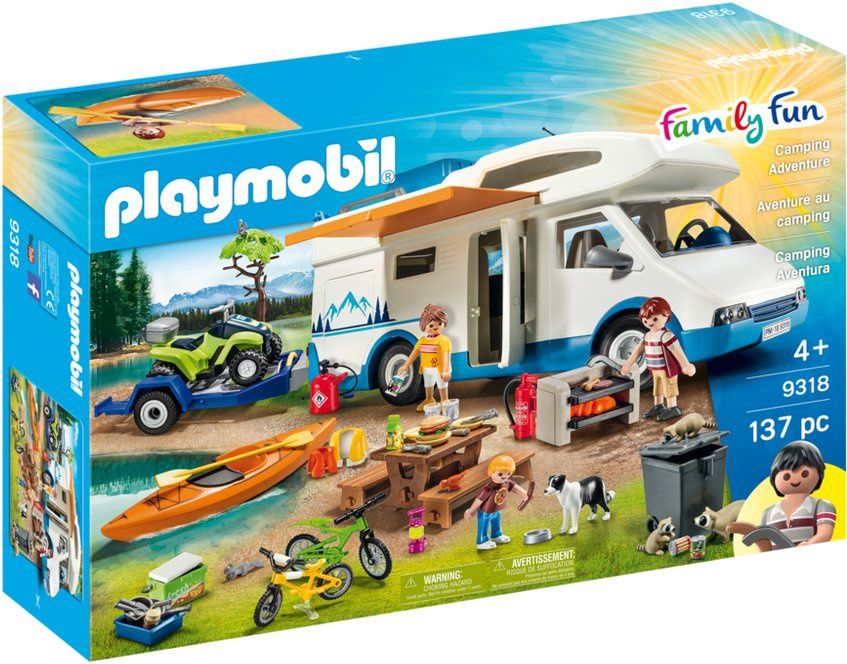 Playmobil Family Fun 9318 - Camping Adventure