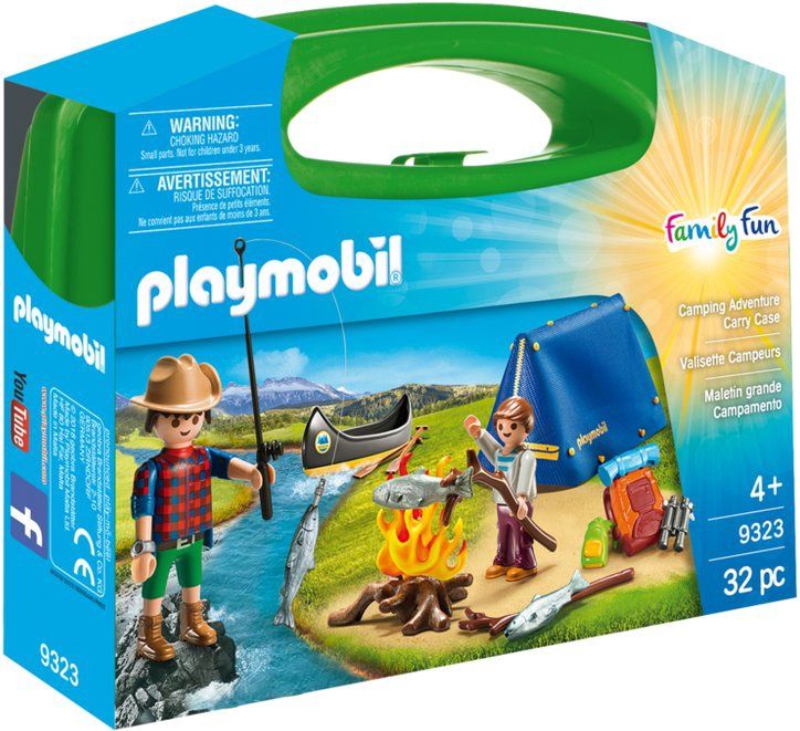 Playmobil Family Fun 9323 - Camping Adventure Carry Case