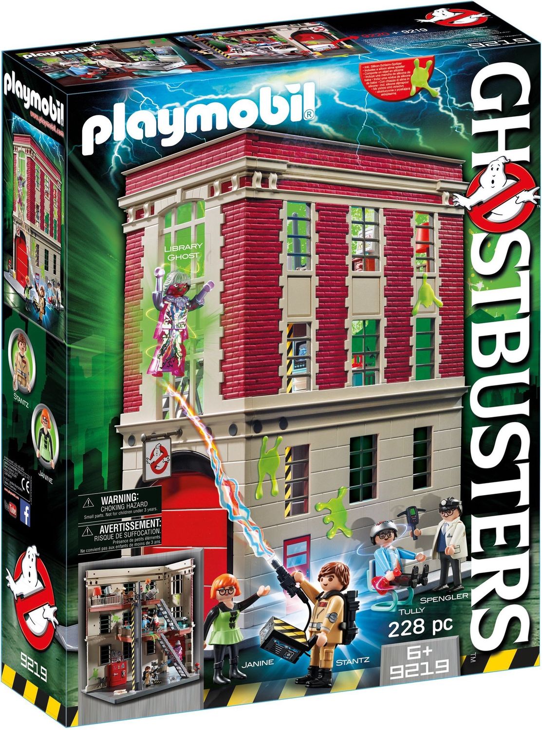 Playmobil Ghostbusters 9219 - Firehouse