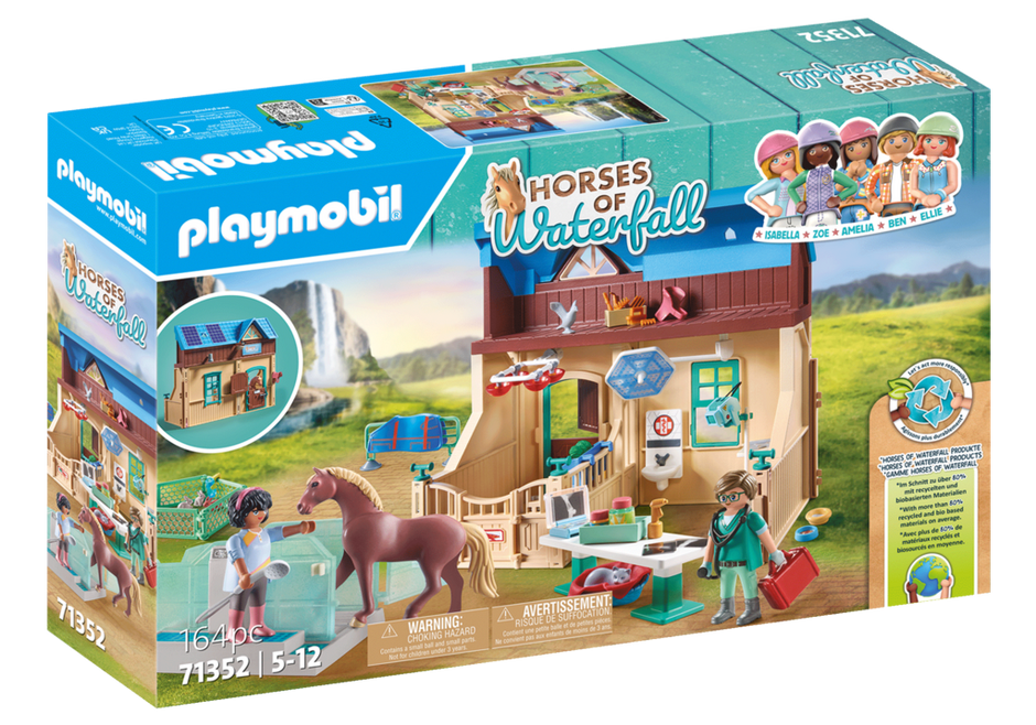 Playmobil Horses of Waterfall 71352 - Riding Therapy and Veterinary Practice