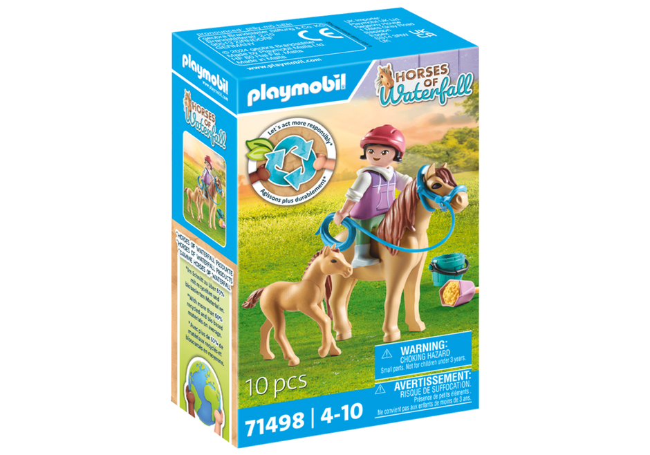 Playmobil Horses of Waterfall 71498 - Child with Pony and Foal