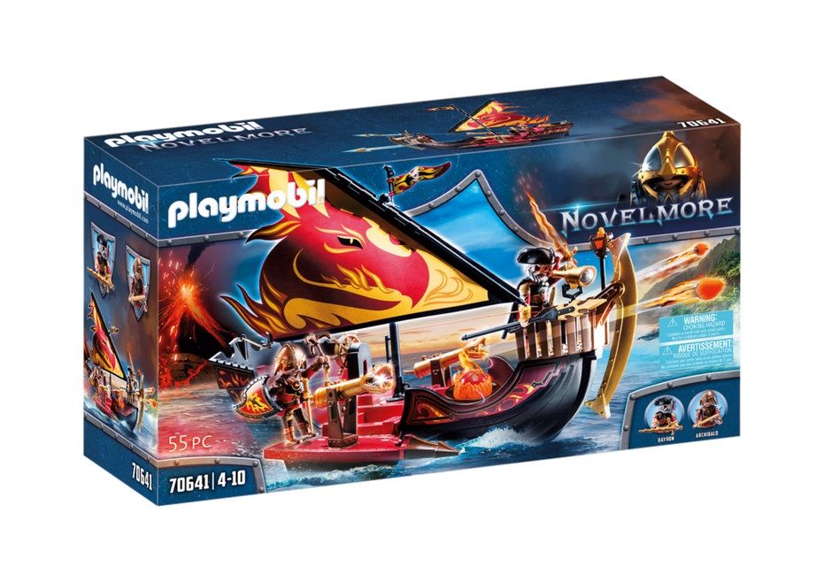 Playmobil Novelmore 70641 - Burnham Raiders Fire Ship