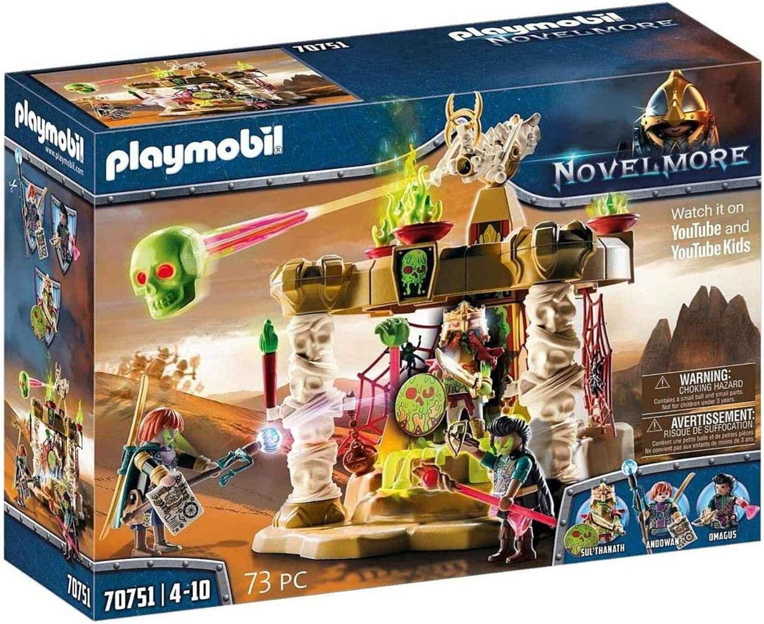 Playmobil Novelmore 70751 - Sal’aharei Sands: Skeleton Army Temple