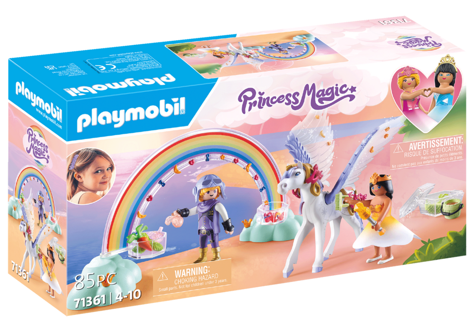 Playmobil Princess Magic 71361 - Pegasus with Rainbow in the Clouds
