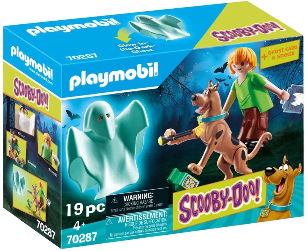 Playmobil Scooby-Doo! 70287 - Scooby and Shaggy with Ghost