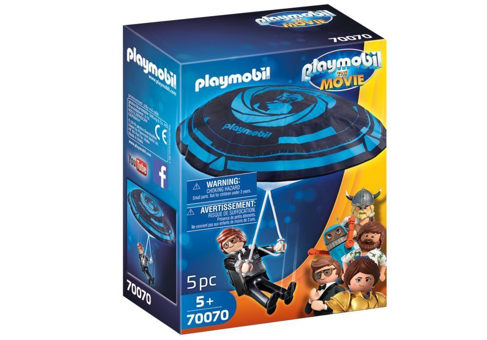 Playmobil the Movie 70070 - Rex Dasher with Parachute