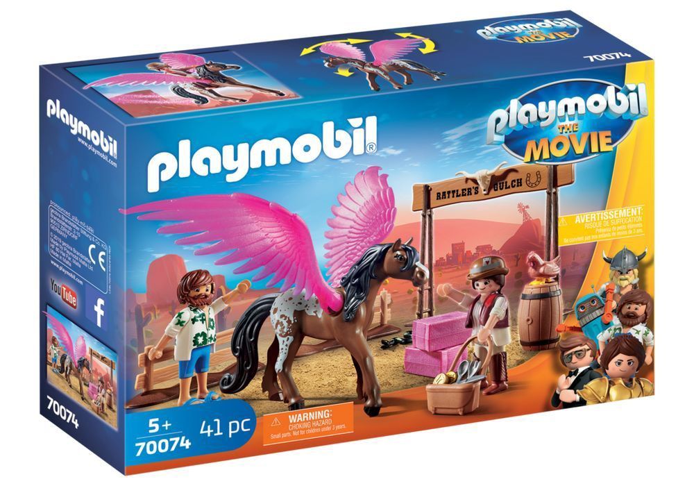 Playmobil the Movie 70074 - Marla and Del with Flying Horse