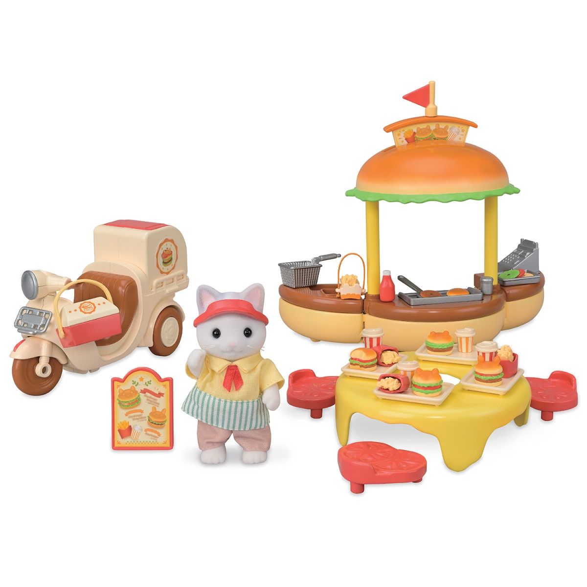 Calico Critters - Hamburger Stand