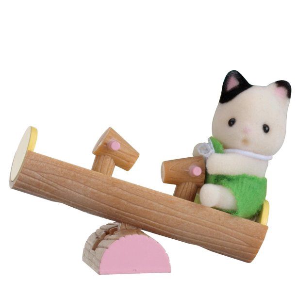 Calico Critters - Kitty on Seesaw