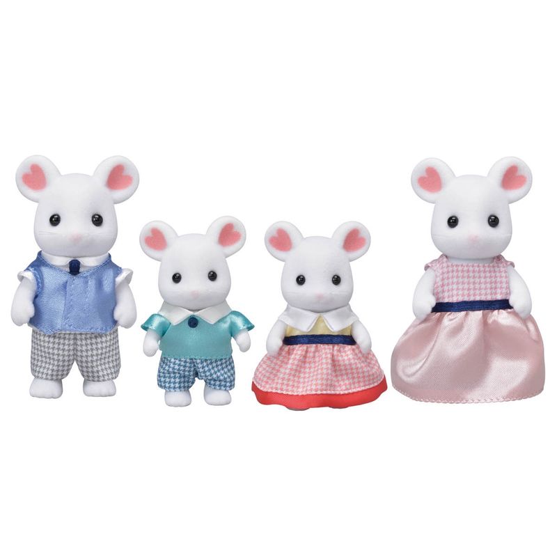 Calico Critters - Marshmallow Mouse Family