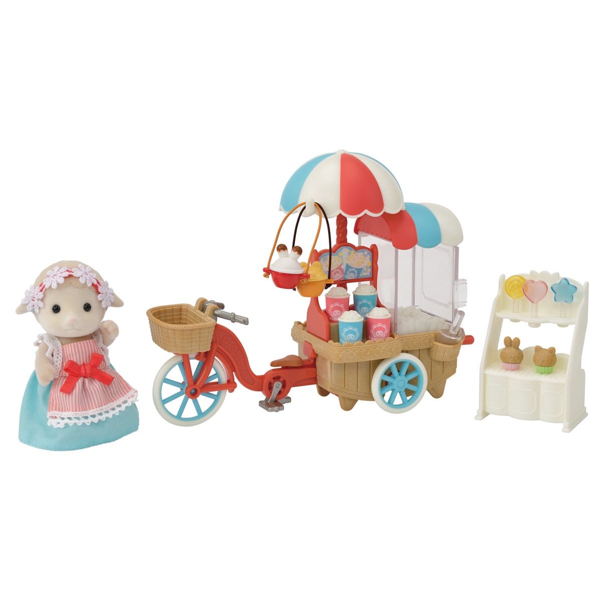Calico Critters - Popcorn Delivery Trike