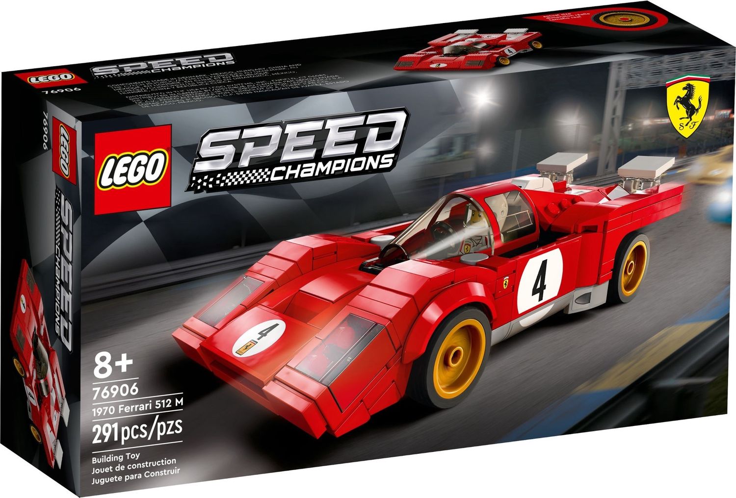 Lego Speed Champions 76906 - 1970 Ferrari 512 M