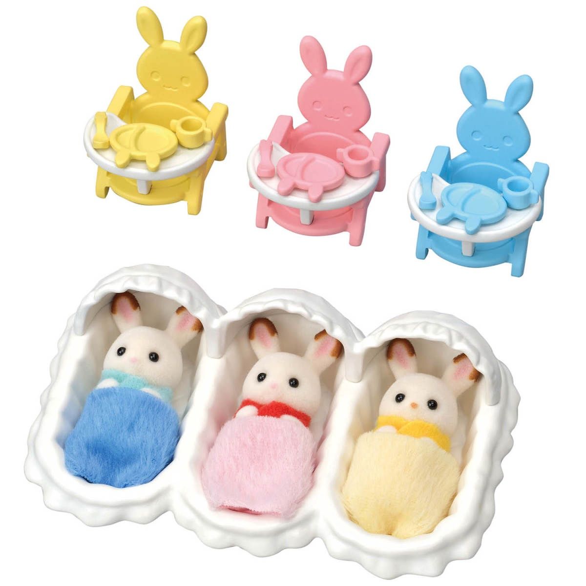 Calico Critters - Triplets Care Set