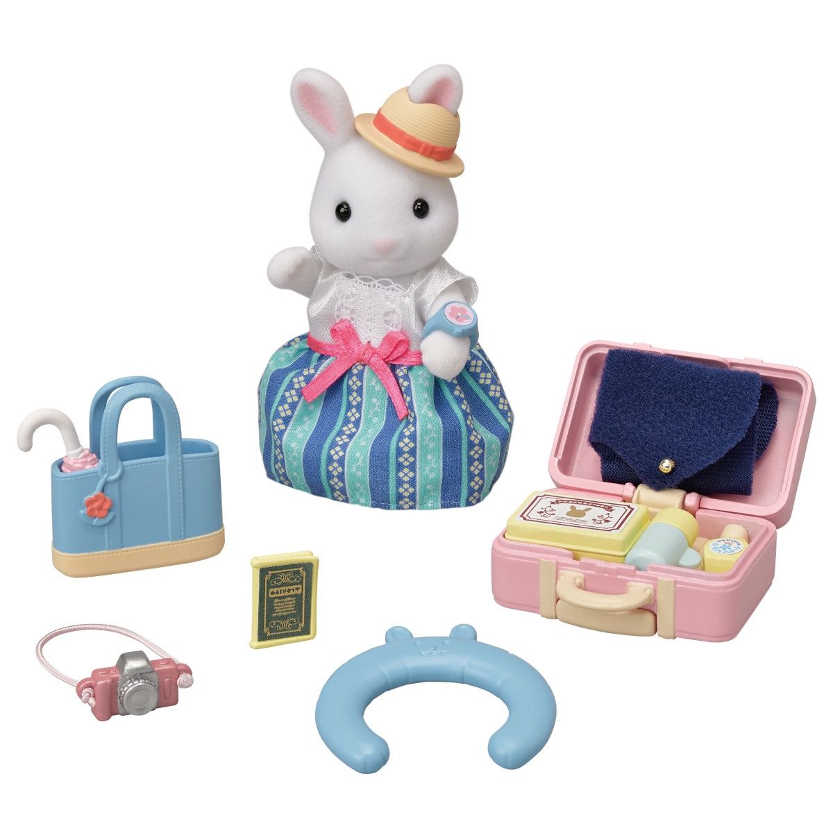 Calico Critters - Weekend Travel Set ~Snow Rabbit Mother~