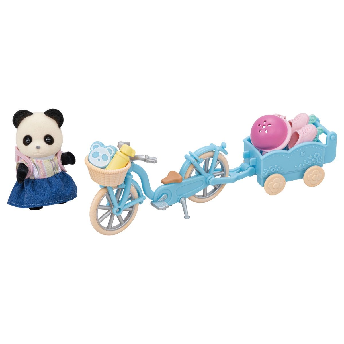 Calico Critters - Cycle &amp; Skate Set ~Panda Girl~