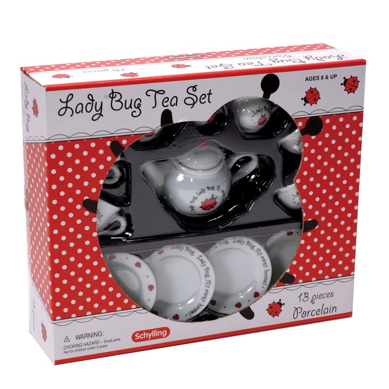 Schylling - Ladybug Tea Set