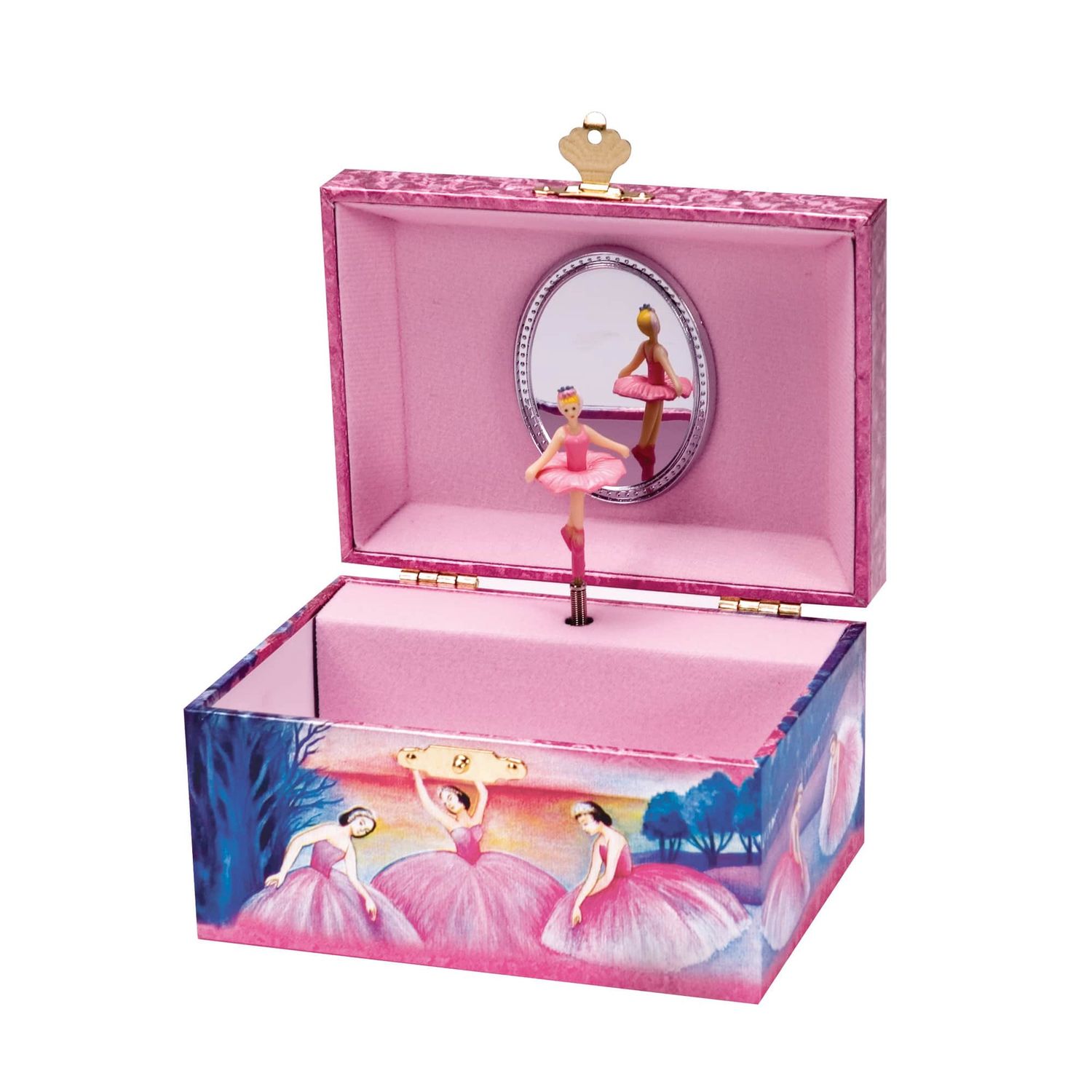 Schylling -  Ballerinas Musical Jewellery Box Purple &amp; Pink