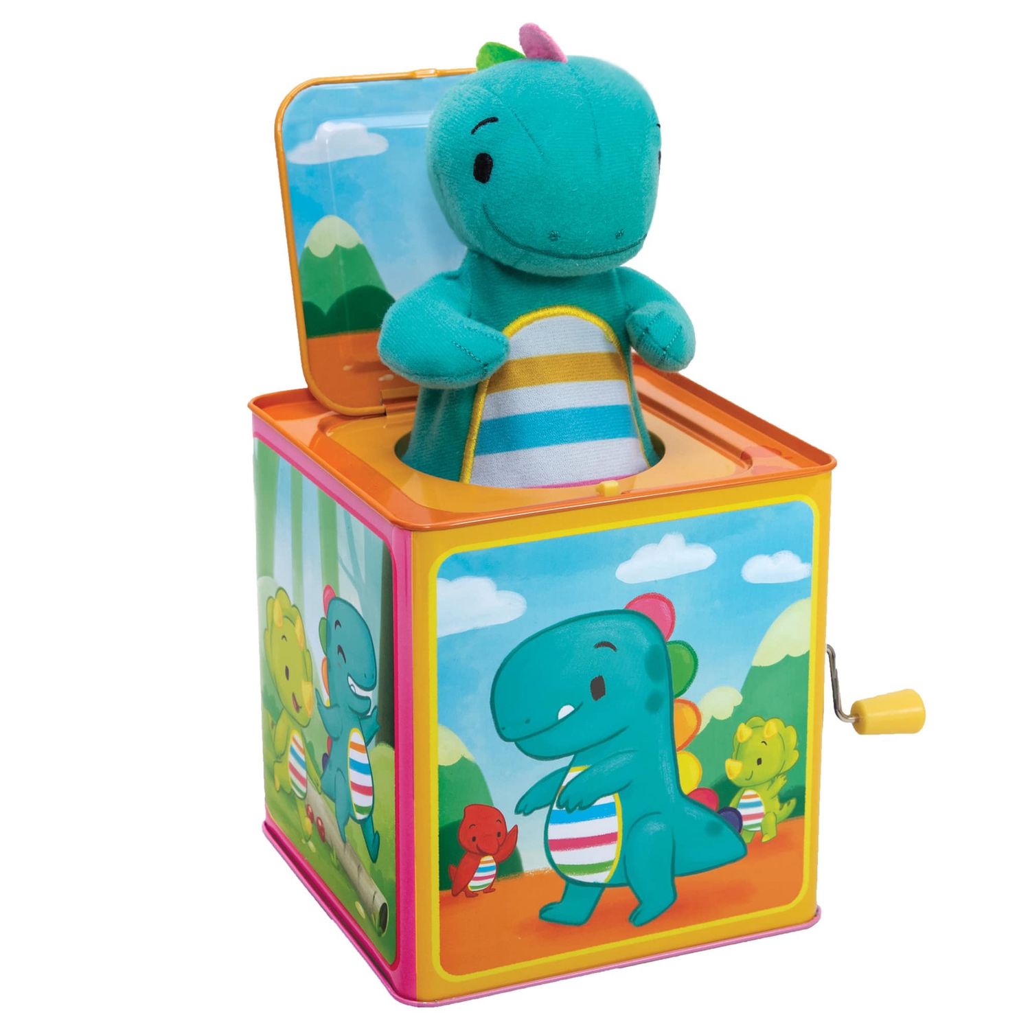 Schylling - Baby Dino Jack-in-the-Box