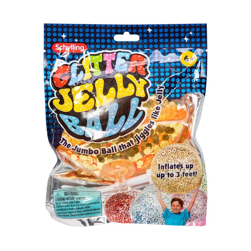 Schylling - Jumbo Glitter Jelly Ball