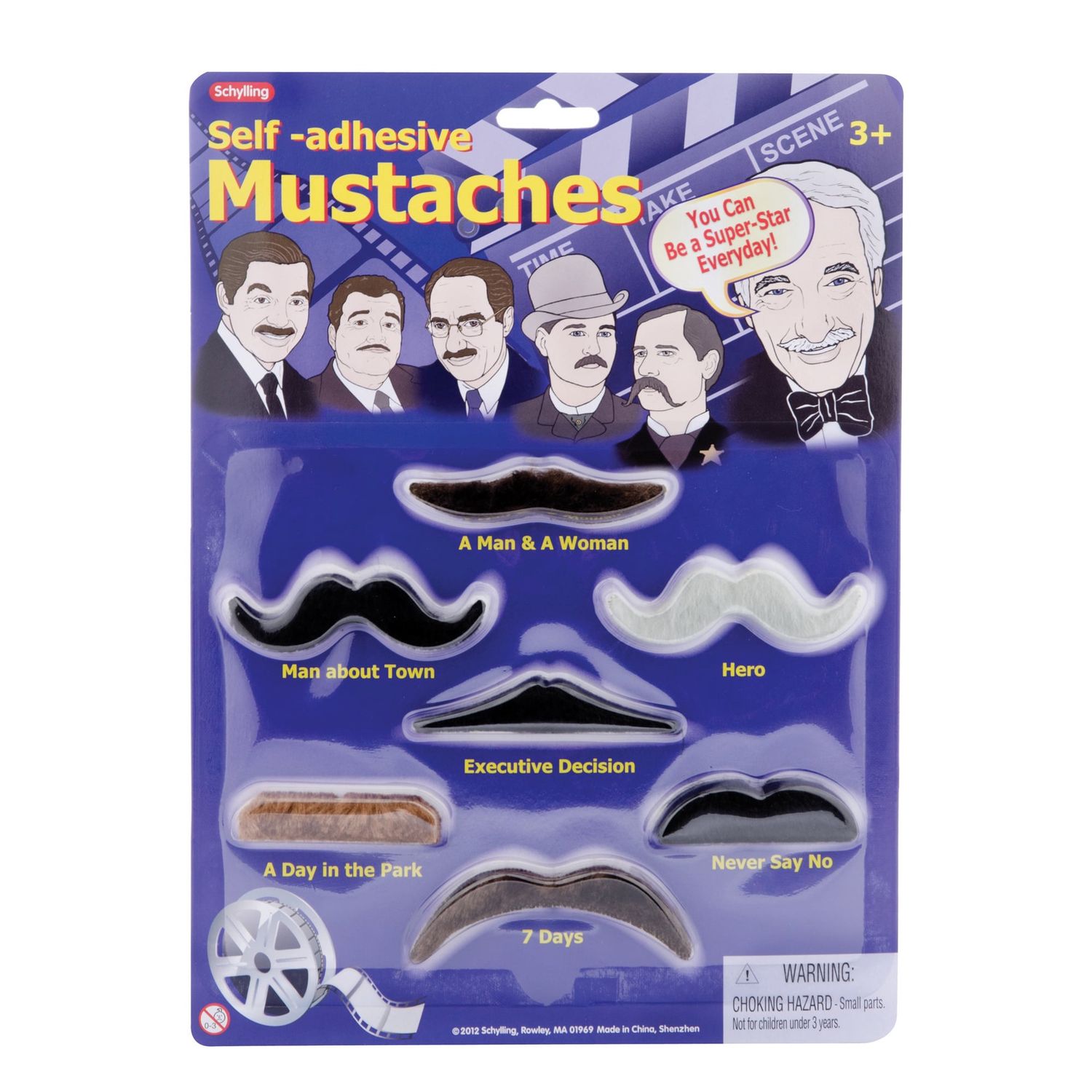 Schylling - Self-Adhesive Mustaches