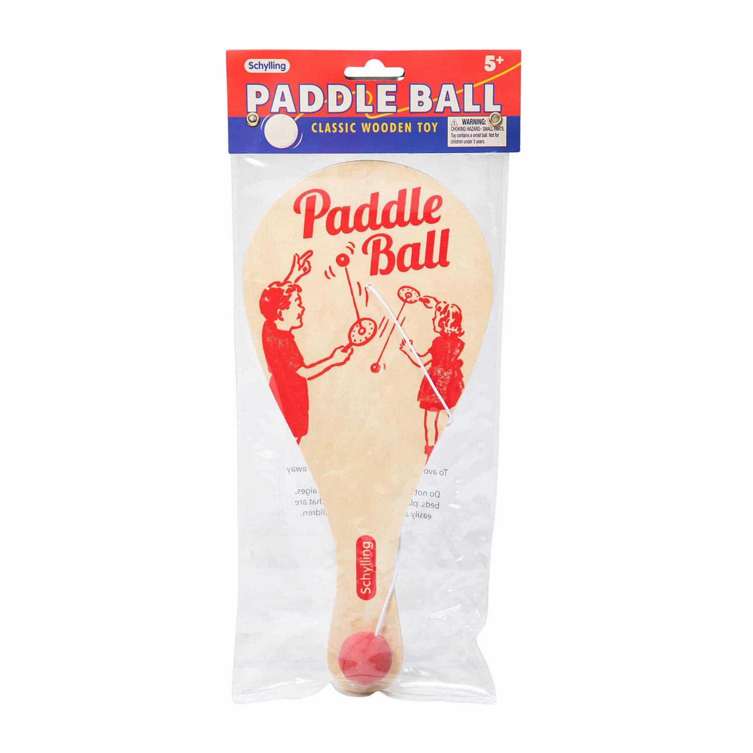 Schylling - Wooden Paddle Ball