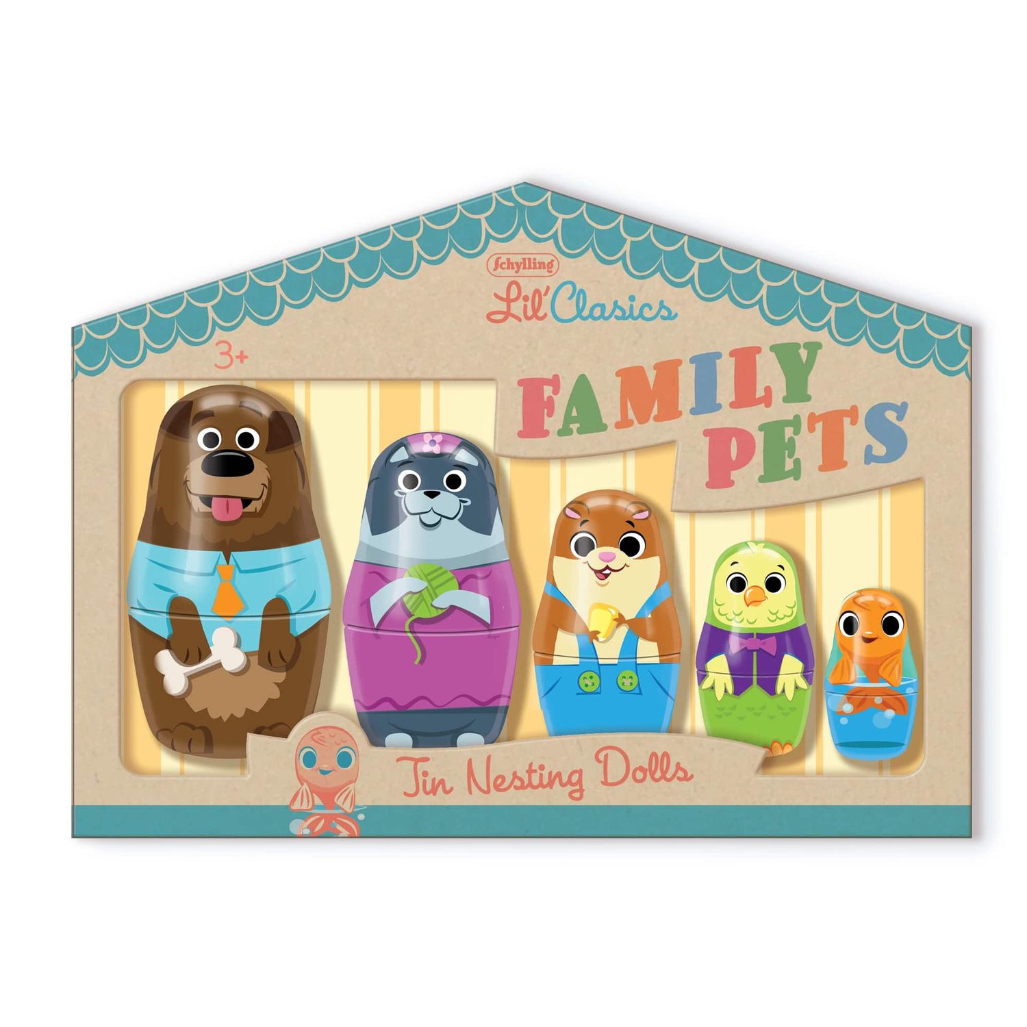 Schylling Lil&#39; Classics - Family Pets