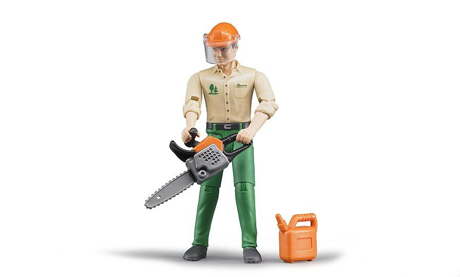 Bruder - Logging Man with Accessories