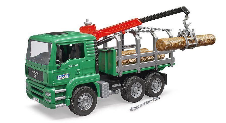 Bruder - MAN Timber Truck with Loading Crane