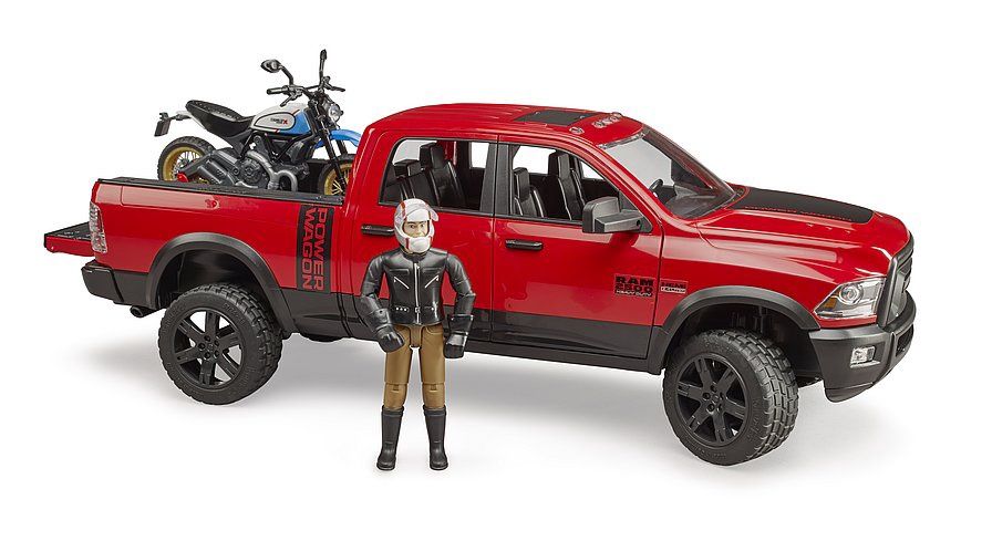 Bruder - RAM 2500 Power Wagon including Ducati Desert Sled