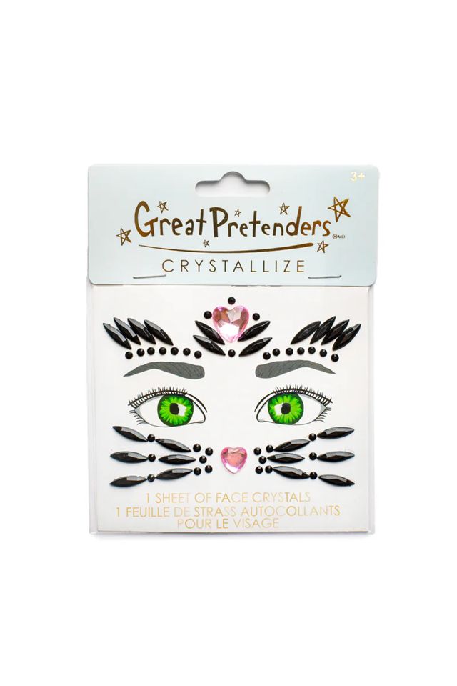 Great Pretenders - Black Cat Face Crystals