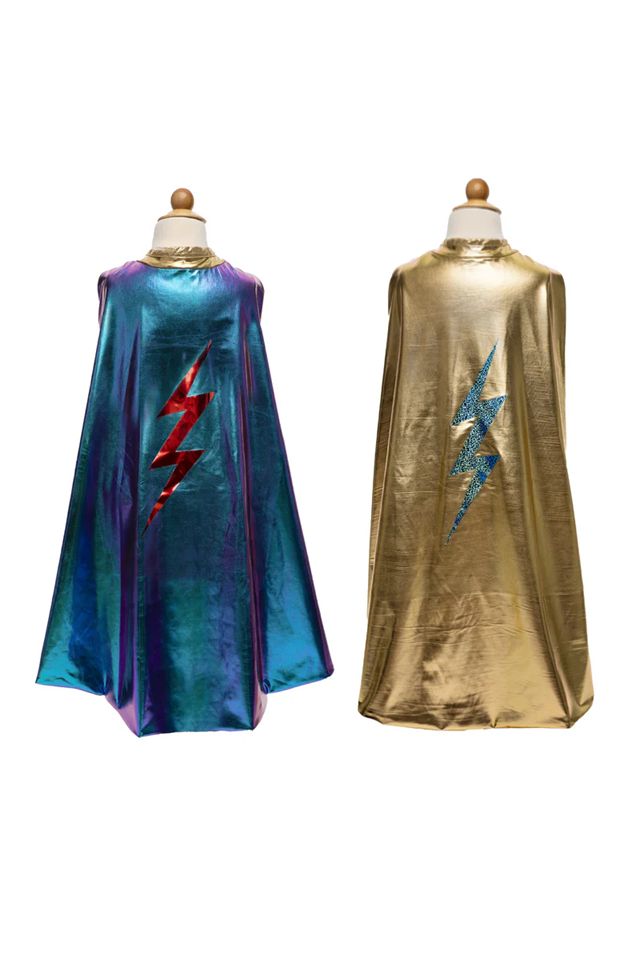 Great Pretenders - Blue Lightning Holo Reversible Cape