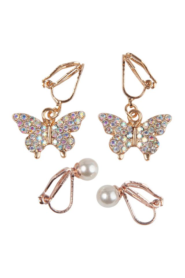Great Pretenders - Boutique Butterfly Clip On Earrings