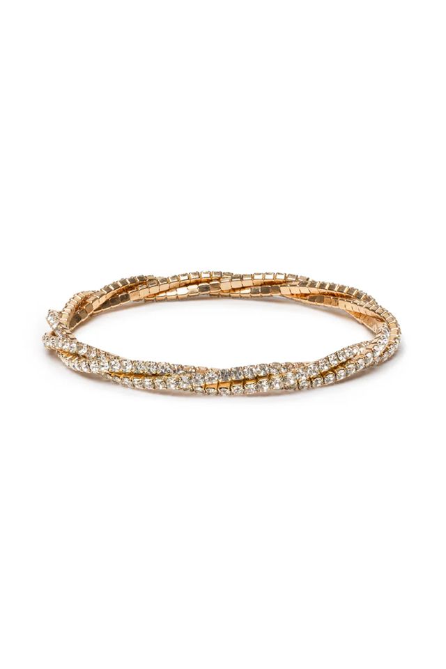 Great Pretenders - Boutique Diamante Twist Bracelet