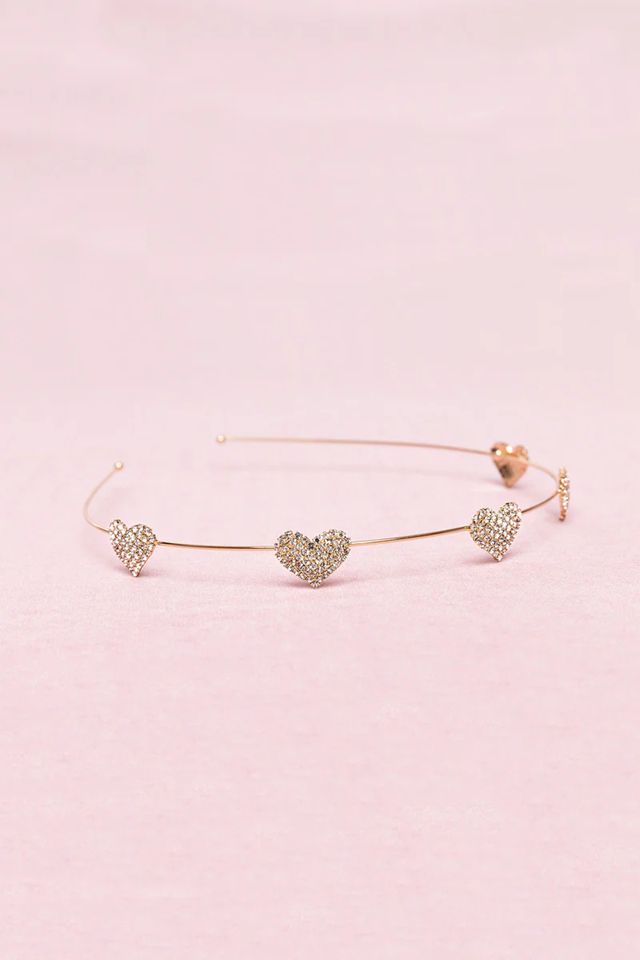 Great Pretenders - Boutique Rhinestone Heart Headband