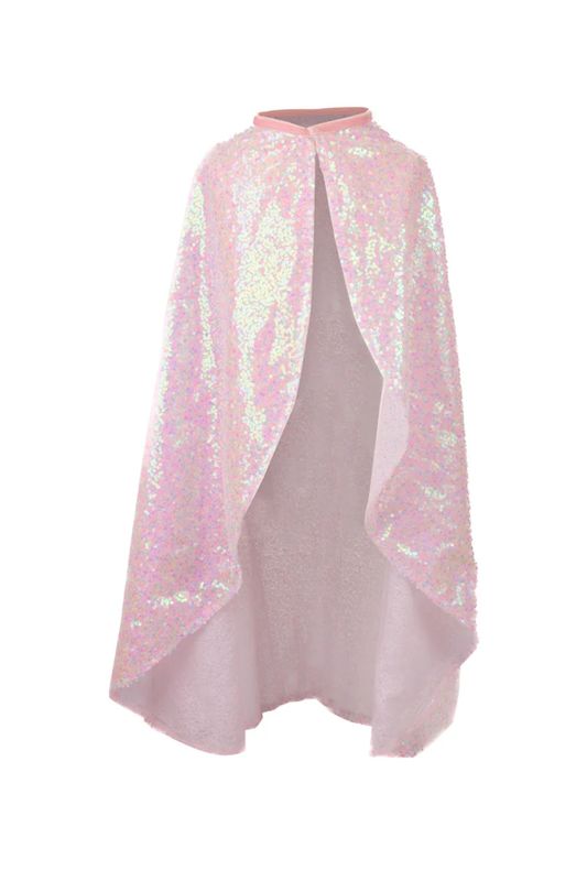 Great Pretenders - Pink Sequins Twirl Cape