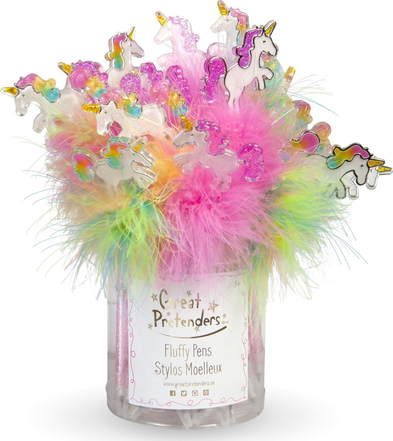 Great Pretenders - Prancing Unicorn Fluffy Pen
