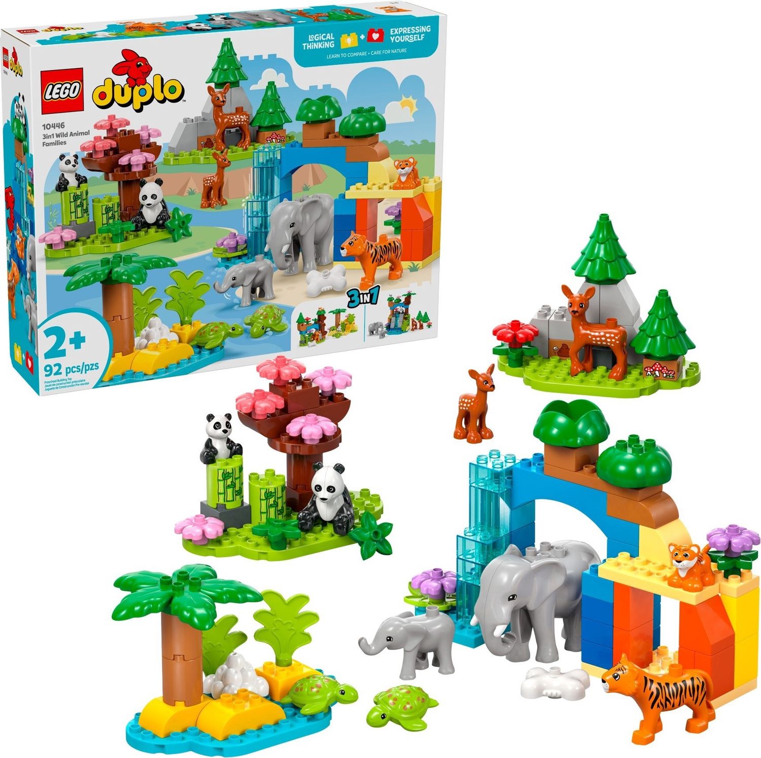 Lego Duplo 10446 - 3 in 1 Wild Animal Families