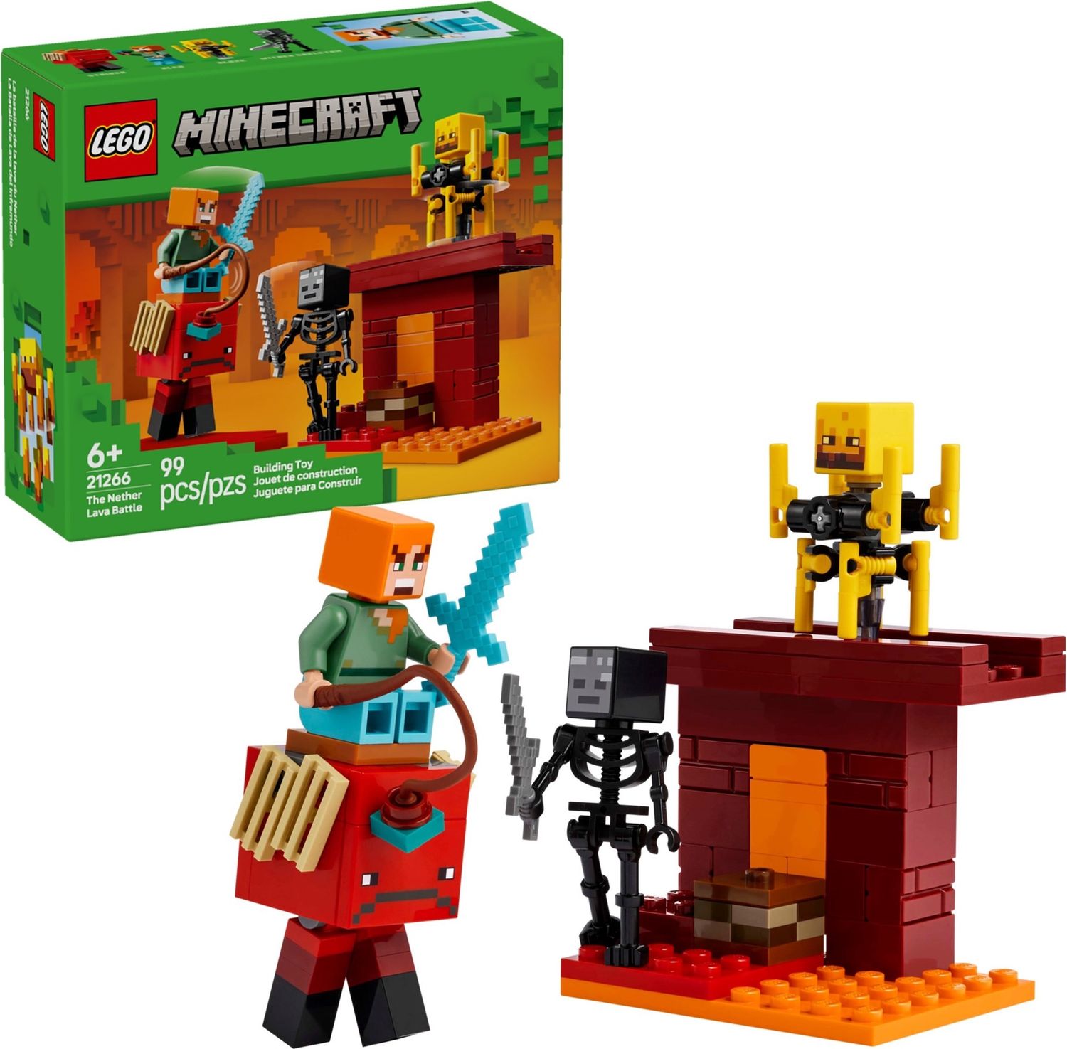 Lego Minecraft 21266 - The Nether Lava Battle