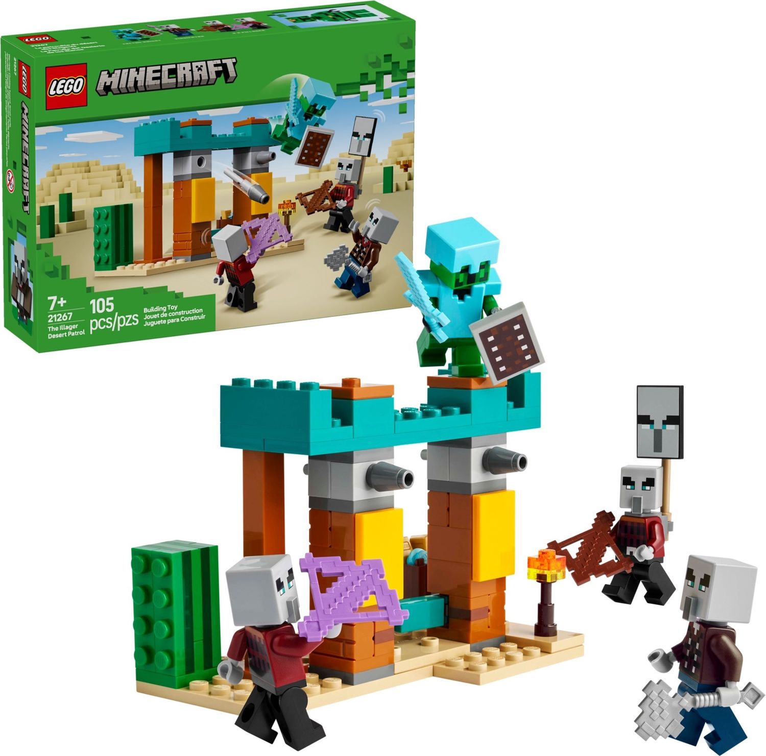 Lego Minecraft 21267 - The Illager Desert Patrol