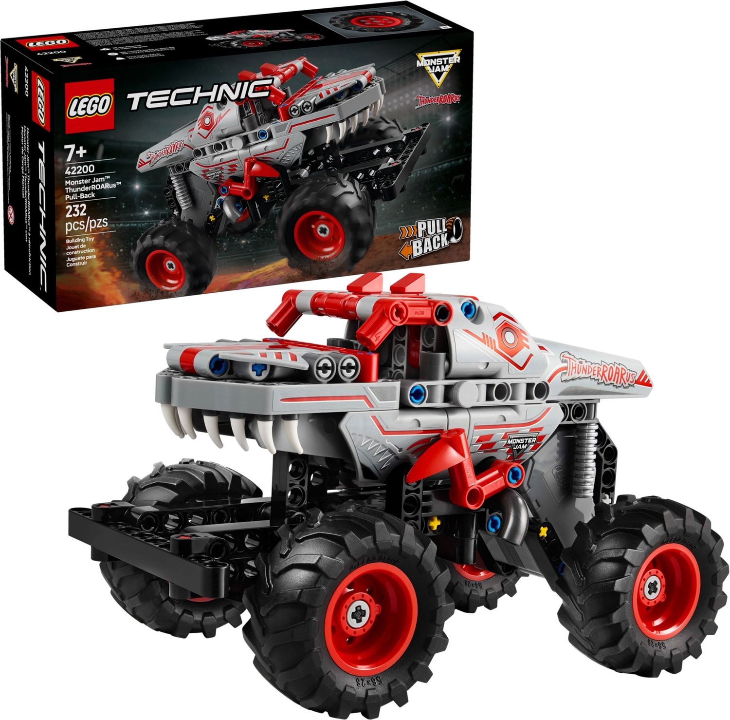 Lego Technic 42200 - Monster Jam ThunderROARus Pull-Back