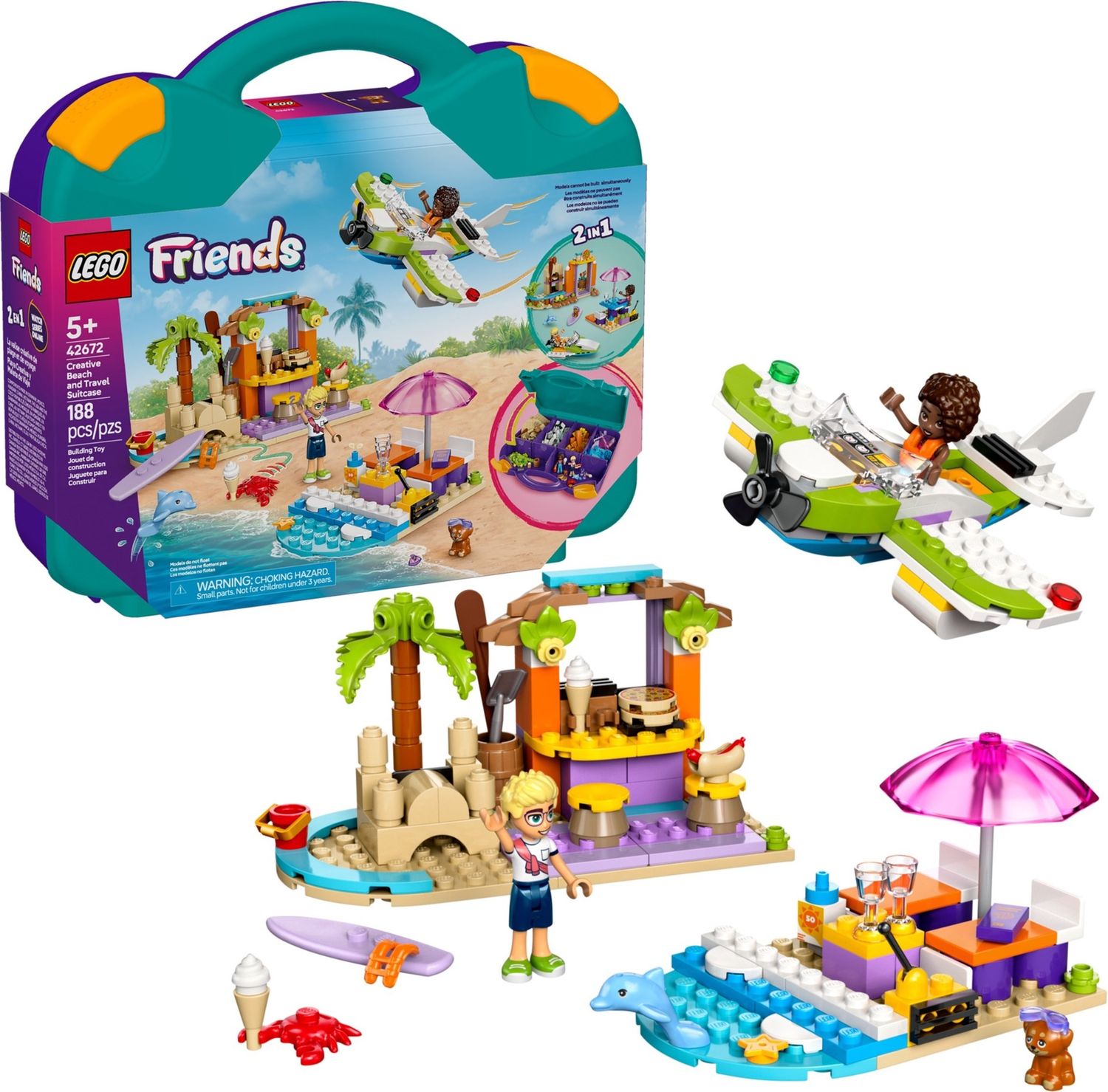 Lego Friends 42672 - Creative Beach and Travel Suitcase