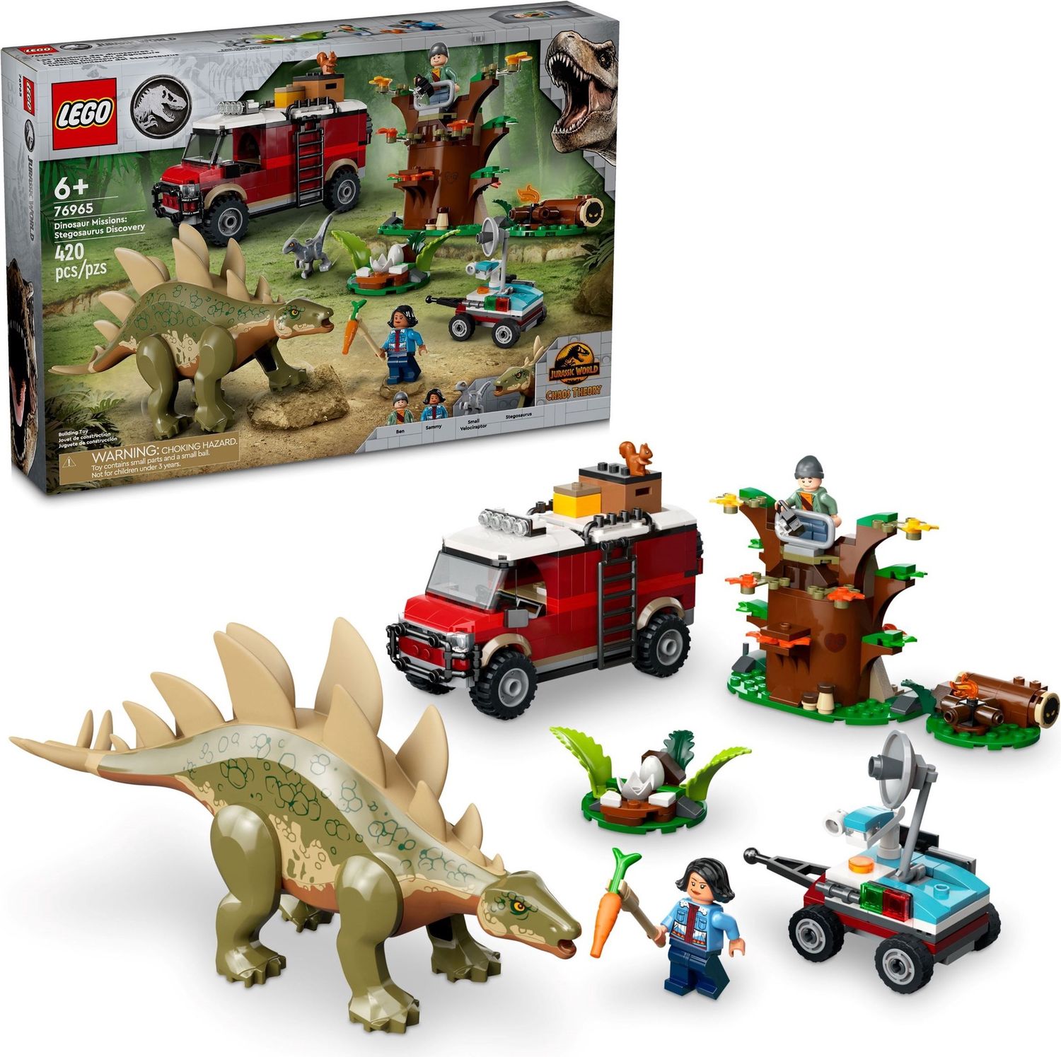 Lego Jurassic World 76965 - Dinosaur Missions: Stegosaurus Discovery