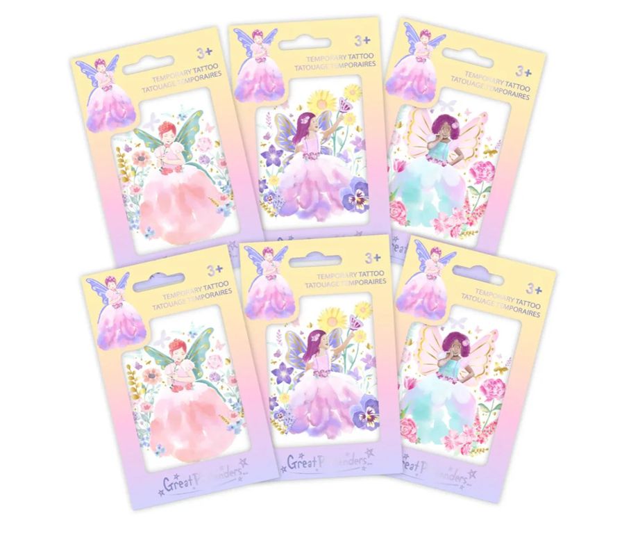 Great Pretenders - Butterfly Fairy Temporary Tattoos